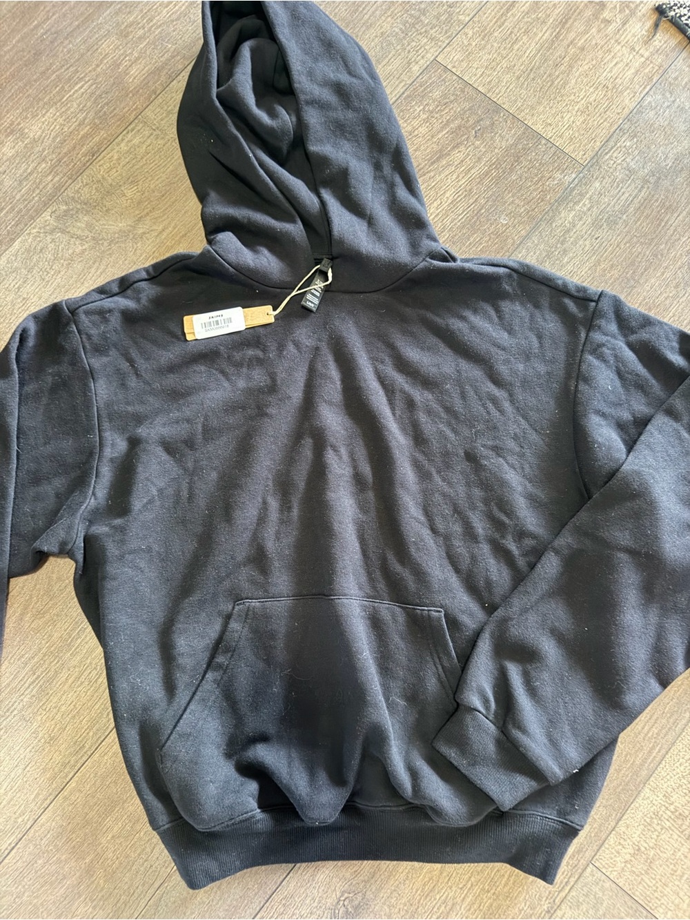 SKIMS Black Pullover Hoodie